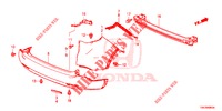 REAR BUMPER  for Honda CR-V DIESEL 2.2 ELEGANCE 5 Doors 5 speed automatic 2014