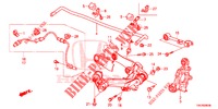 REAR LOWER ARM/RADIUS ROD  for Honda CR-V DIESEL 2.2 ELEGANCE 5 Doors 5 speed automatic 2014
