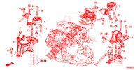 ENGINE MOUNTS (DIESEL) (2.2L) (MT) for Honda CR-V DIESEL 2.2 ELEGANCE L 5 Doors 6 speed manual 2014