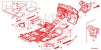 FLOOR MAT/INSULATOR  for Honda CR-V DIESEL 2.2 ELEGANCE L 5 Doors 6 speed manual 2014
