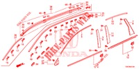 FRONT GRILLE/MOLDING  for Honda CR-V DIESEL 2.2 ELEGANCE L 5 Doors 6 speed manual 2014
