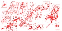 FRONT SEAT/SEATBELTS (D.) for Honda CR-V DIESEL 2.2 ELEGANCE L 5 Doors 6 speed manual 2014