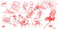 FRONT SEAT/SEATBELTS (G.) for Honda CR-V DIESEL 2.2 ELEGANCE L 5 Doors 6 speed manual 2014