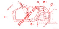 GROMMET (LATERAL) for Honda CR-V DIESEL 2.2 ELEGANCE L 5 Doors 6 speed manual 2014