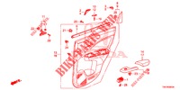 REAR DOOR LINING (4D)  for Honda CR-V DIESEL 2.2 ELEGANCE L 5 Doors 6 speed manual 2014