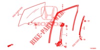 REAR DOOR WINDOWS/REGULAT OR  for Honda CR-V DIESEL 2.2 ELEGANCE L 5 Doors 6 speed manual 2014