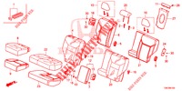 REAR SEAT/SEATBELT (2D)  for Honda CR-V DIESEL 2.2 ELEGANCE L 5 Doors 6 speed manual 2014