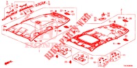 ROOF LINING (1) for Honda CR-V DIESEL 2.2 ELEGANCE L 5 Doors 6 speed manual 2014