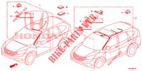 WIRE HARNESS (LH) (4) for Honda CR-V DIESEL 2.2 ELEGANCE L 5 Doors 6 speed manual 2014