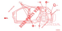 GROMMET (LATERAL) for Honda CR-V DIESEL 2.2 ELEGANCE L 5 Doors 5 speed automatic 2014