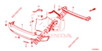REAR BUMPER  for Honda CR-V DIESEL 2.2 ELEGANCE L 5 Doors 5 speed automatic 2014