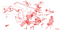 REAR LOWER ARM/RADIUS ROD  for Honda CR-V DIESEL 2.2 ELEGANCE L 5 Doors 5 speed automatic 2014