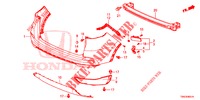 REAR BUMPER (2) for Honda CR-V DIESEL 1.6 COMFORT 5 Doors 6 speed manual 2015
