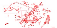 REAR LOWER ARM/RADIUS ROD  for Honda CR-V DIESEL 1.6 COMFORT 5 Doors 6 speed manual 2015