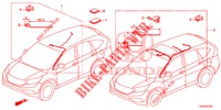 WIRE HARNESS (LH) (4) for Honda CR-V DIESEL 1.6 COMFORT 5 Doors 6 speed manual 2015