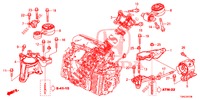 ENGINE MOUNTS (DIESEL) (2) (AT) for Honda CR-V DIESEL 1.6 COMFORT 5 Doors 9 speed automatic 2015