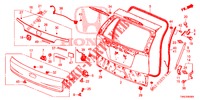 TAILGATE PANEL (2D)  for Honda CR-V DIESEL 1.6 COMFORT 5 Doors 9 speed automatic 2015