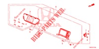 CENTER DISPLAY (LH) for Honda CR-V DIESEL 1.6 ELEGANCE NAVI 4WD 5 Doors 6 speed manual 2015