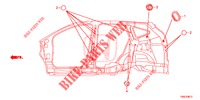GROMMET (LATERAL) for Honda CR-V DIESEL 1.6 ELEGANCE NAVI 4WD 5 Doors 6 speed manual 2015