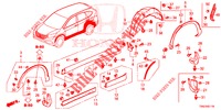 SIDE SILL GARNISH/PROTECT OR  for Honda CR-V DIESEL 1.6 ELEGANCE NAVI 4WD 5 Doors 6 speed manual 2015