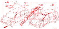 WIRE HARNESS (LH) (4) for Honda CR-V DIESEL 1.6 ELEGANCE NAVI 4WD 5 Doors 6 speed manual 2015