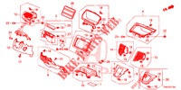 INSTRUMENT GARNISH (COTE DE CONDUCTEUR) (LH) for Honda CR-V DIESEL 1.6 ELEGANCE NAVI 4WD 5 Doors 9 speed automatic 2015