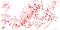 REAR SEAT/SEATBELT (2D)  for Honda CR-V DIESEL 1.6 ELEGANCE NAVI 4WD 5 Doors 9 speed automatic 2015