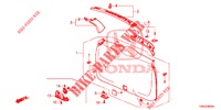 TAILGATE LINING/ REAR PANEL LINING (2D)  for Honda CR-V DIESEL 1.6 ELEGANCE NAVI 4WD 5 Doors 9 speed automatic 2015