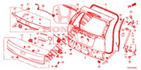 TAILGATE PANEL (2D)  for Honda CR-V DIESEL 1.6 ELEGANCE NAVI 4WD 5 Doors 9 speed automatic 2015