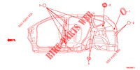 GROMMET (LATERAL) for Honda CR-V DIESEL 1.6 EXECUTIVE NAVI 5 Doors 6 speed manual 2015