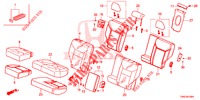 REAR SEAT/SEATBELT (2D)  for Honda CR-V DIESEL 1.6 EXECUTIVE NAVI 5 Doors 6 speed manual 2015