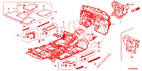 FLOOR MAT/INSULATOR  for Honda CR-V DIESEL 2.2 EXCLUSIVE NAVI 5 Doors 6 speed manual 2014