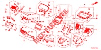 INSTRUMENT GARNISH (COTE DE CONDUCTEUR) (LH) for Honda CR-V DIESEL 2.2 EXCLUSIVE NAVI 5 Doors 6 speed manual 2014