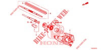 REAR WINDSHIELD WIPER  for Honda CR-V DIESEL 2.2 EXCLUSIVE NAVI 5 Doors 6 speed manual 2014