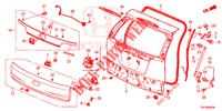 TAILGATE PANEL (2D)  for Honda CR-V DIESEL 2.2 EXCLUSIVE NAVI 5 Doors 6 speed manual 2014