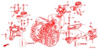 ENGINE MOUNTS (DIESEL) (2) (AT) for Honda CR-V DIESEL 1.6 INNOVA 5 Doors 9 speed automatic 2015