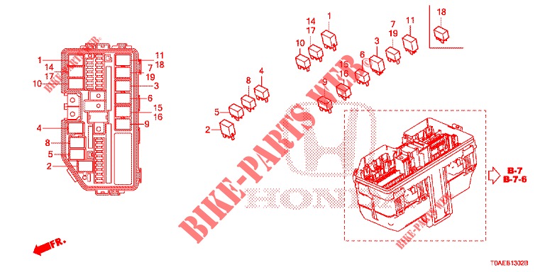 CONTROL UNIT (COMPARTIMENT MOTEUR) (3) for Honda CR-V DIESEL 1.6 INNOVA 5 Doors 9 speed automatic 2015