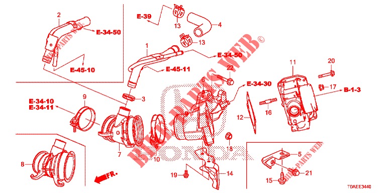 CONTROL VALVE INLET PRESSURE (DIESEL) for Honda CR-V DIESEL 1.6 INNOVA 5 Doors 9 speed automatic 2015