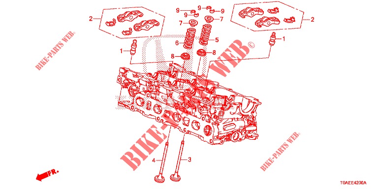 VALVE/ROCKER ARM (DIESEL) for Honda CR-V DIESEL 1.6 INNOVA 5 Doors 9 speed automatic 2015