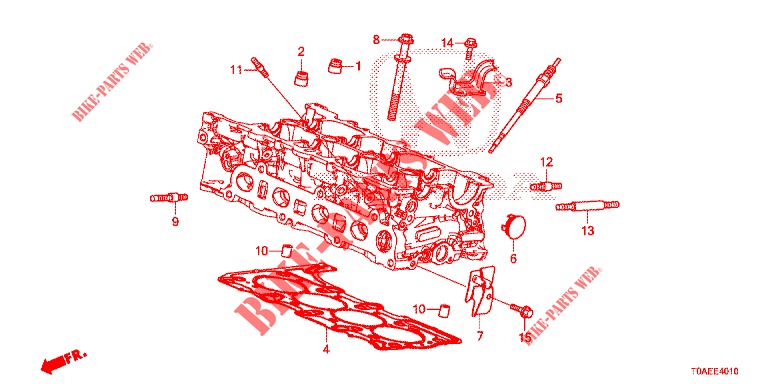 VALVE STEM SEAL/GLOW PLUG (DIESEL) for Honda CR-V DIESEL 1.6 INNOVA 5 Doors 9 speed automatic 2015