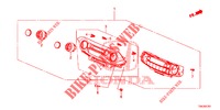AUTO AIR CONDITIONER CONT ROL(1)  for Honda CR-V DIESEL 2.2 ELEGANCE 5 Doors 6 speed manual 2014