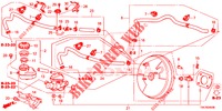BRAKE MASTER CYLINDER/MAS TER POWER (LH) (1) for Honda CR-V DIESEL 2.2 ELEGANCE 5 Doors 6 speed manual 2014