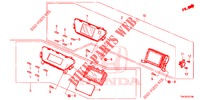 CENTER DISPLAY (LH) for Honda CR-V DIESEL 2.2 ELEGANCE 5 Doors 6 speed manual 2014