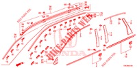 FRONT GRILLE/MOLDING  for Honda CR-V DIESEL 2.2 ELEGANCE 5 Doors 6 speed manual 2014