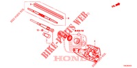 REAR WINDSHIELD WIPER  for Honda CR-V DIESEL 2.2 ELEGANCE 5 Doors 6 speed manual 2014