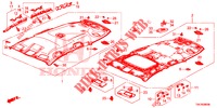 ROOF LINING (1) for Honda CR-V DIESEL 2.2 ELEGANCE 5 Doors 6 speed manual 2014