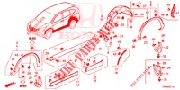 SIDE SILL GARNISH/PROTECT OR  for Honda CR-V DIESEL 2.2 ELEGANCE 5 Doors 6 speed manual 2014