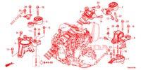 ENGINE MOUNTS (DIESEL) (2) (MT) for Honda CR-V DIESEL 1.6 EXCLUSIVE NAVI 4WD 5 Doors 6 speed manual 2015