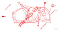 GROMMET (LATERAL) for Honda CR-V DIESEL 1.6 COMFORT 5 Doors 6 speed manual 2018