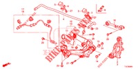 REAR LOWER ARM/RADIUS ROD  for Honda CR-V DIESEL 1.6 COMFORT 5 Doors 6 speed manual 2018